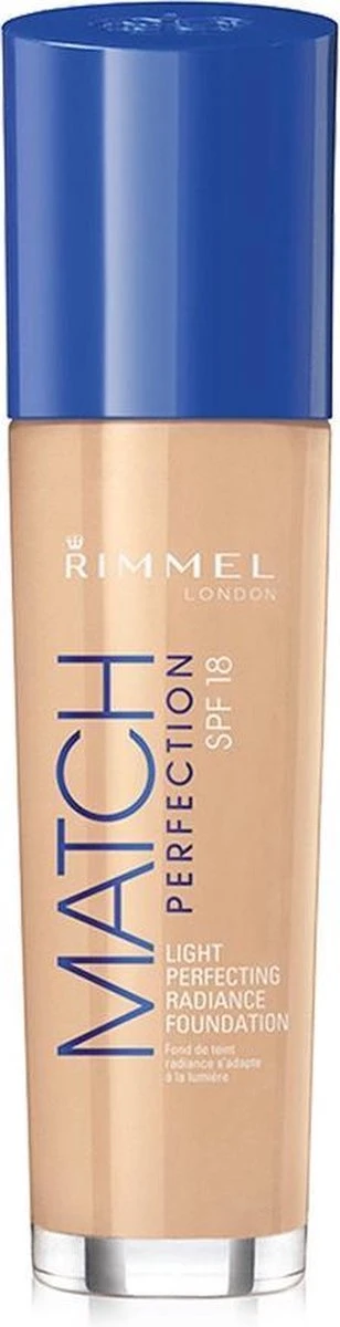 Rimmel London Match Perfection Foundation - 200 Soft Beige - Beige 12 Rimmel London Match Perfection Foundation - 200 Soft Beige - Beige - Afbeelding 12