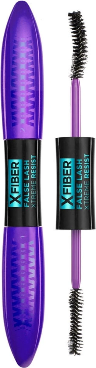 L'Oréal Paris False Lash Xfiber Xtreme Resist Mascara - Zwart - Waterproof 1 L'Oréal Paris False Lash Xfiber Xtreme Resist Mascara - Zwart - Waterproof