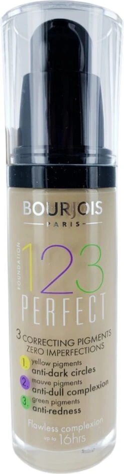 Bourjois 123 Perfect Foundation - 53 Beige Clair -Cosmetisch Kortingswinkel 315x1200 5