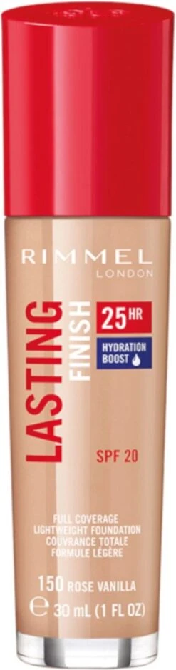 Rimmel London Lasting Finish Foundation - 150 Rose Vanilla 16 Rimmel London Lasting Finish Foundation - 150 Rose Vanilla -Cosmetisch Kortingswinkel 316x1200 3