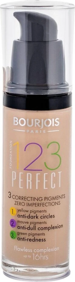 Bourjois 123 Perfect Foundation - 52 Vanille -Cosmetisch Kortingswinkel 323x1200 1