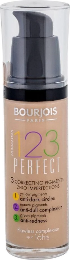 Bourjois 123 Perfect Foundation - 53 Beige Clair -Cosmetisch Kortingswinkel 327x1200 1