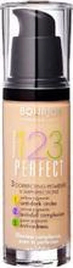 Bourjois 123 Perfect Foundation - 54 Beige Foncé -Cosmetisch Kortingswinkel 327x1200 5