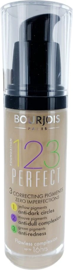 Bourjois 123 Perfect Foundation - 54 Beige Foncé -Cosmetisch Kortingswinkel 328x1200 5