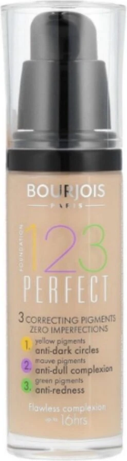 Bourjois 123 Perfect Foundation - 53 Beige Clair -Cosmetisch Kortingswinkel 330x1200