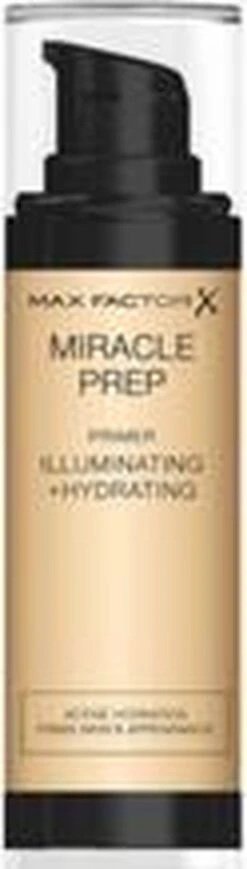 Max Factor Miracle Prep Primer Illuminating & Hydrating - 000 Transparant - 30 Ml -Cosmetisch Kortingswinkel 341x1200 1