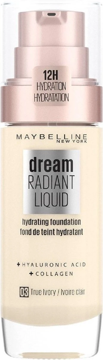 Maybelline Dream Satin Liquid Foundation - 03 True Ivory 1 Maybelline Dream Satin Liquid Foundation - 03 True Ivory