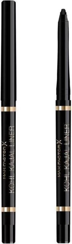 Max Factor Kohl Kajal Automatic Oogpotlood - 001 Black 24 Max Factor Kohl Kajal Automatic Oogpotlood - 001 Black -Cosmetisch Kortingswinkel 354x1200 8