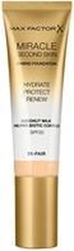 Max Factor Miracle Second Skin Foundation - 06 Golden Medium -Cosmetisch Kortingswinkel 356x1200 1