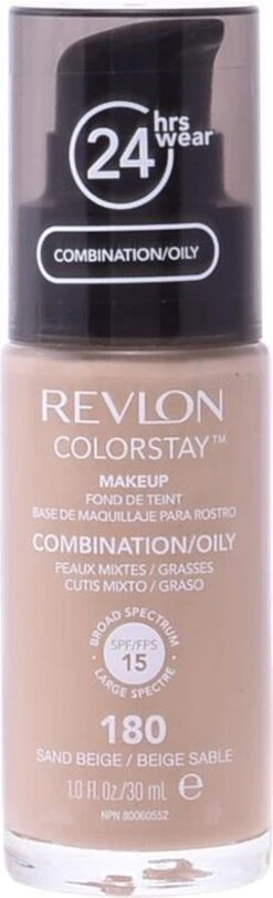 Revlon Colorstay Foundation With Pump - 180 Sand Beige (Oily Skin) 10 Revlon Colorstay Foundation With Pump - 180 Sand Beige (Oily Skin) -Cosmetisch Kortingswinkel 365x1200 5