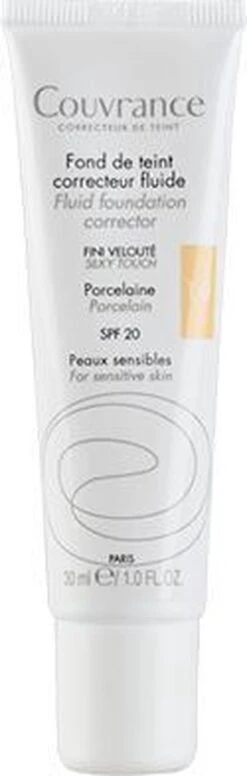 Avene Couvrance Fluid Foundation Corrector SPF20 30ml -Cosmetisch Kortingswinkel 382x1200 1