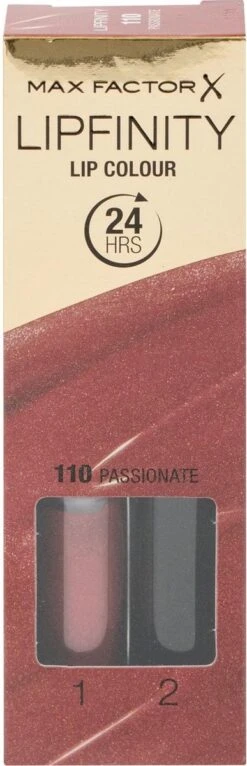 Max Factor Lipfinity Lip Colour Lippenstift - 110 Passionate -Cosmetisch Kortingswinkel 387x1200 2