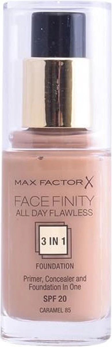 Max Factor Facefinity All Day Flawless 3-in-1 Liquid Foundation - 085 Caramel 11 Max Factor Facefinity All Day Flawless 3-in-1 Liquid Foundation - 085 Caramel - Afbeelding 11
