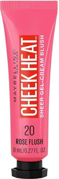 Maybelline Cheek Heat Cream Blush - 20 Rose Flash -Cosmetisch Kortingswinkel 399x1200