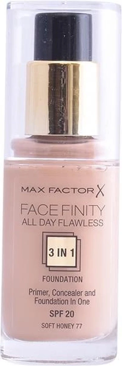 Max Factor Facefinity All Day Flawless 3-in-1 Liquid Foundation - 077 Soft Honey 9 Max Factor Facefinity All Day Flawless 3-in-1 Liquid Foundation - 077 Soft Honey - Afbeelding 9