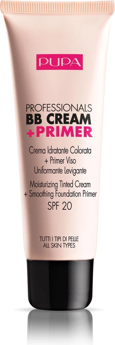 Pupa Milano Professionals BB Cream + Primer - Nude 001 10 Pupa Milano Professionals BB Cream + Primer - Nude 001 - Afbeelding 10