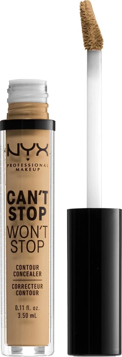 NYX Professional Makeup - Can't Stop Won't Stop Concealer - Beige 2 NYX Professional Makeup - Can't Stop Won't Stop Concealer - Beige - Afbeelding 2