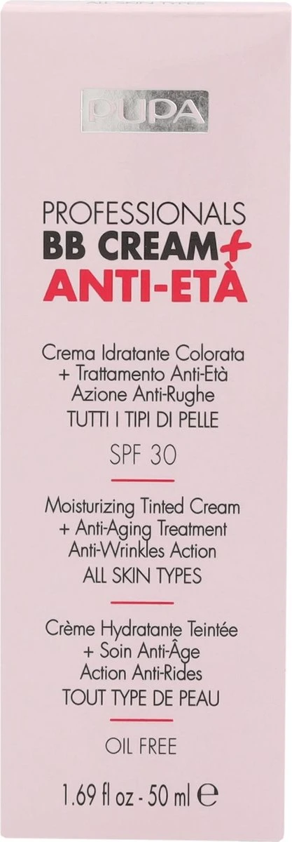 PUPA Milano Pupa Professionals BB Creme Anti-Eta SPF30 002 Sand 2 PUPA Milano Pupa Professionals BB Creme Anti-Eta SPF30 002 Sand - Afbeelding 2