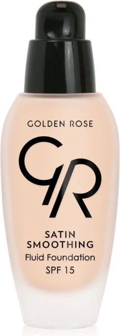 Golden Rose Satin Smoothing Fluid Foundation NO: 27 Vloeibare Foundation Met SPF15 En Vitamine E -Cosmetisch Kortingswinkel 428x1200 2