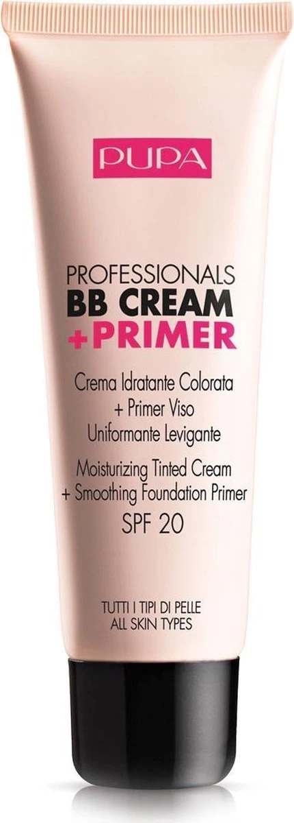 Pupa Milano Professionals BB Cream + Primer - Nude 001 9 Pupa Milano Professionals BB Cream + Primer - Nude 001 - Afbeelding 9