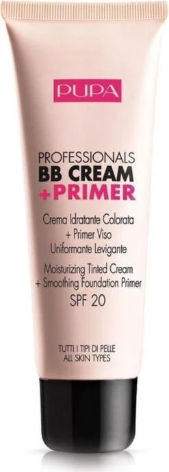 Pupa Milano Professionals BB Cream + Primer - 002 Sand -Cosmetisch Kortingswinkel 431x1200 1