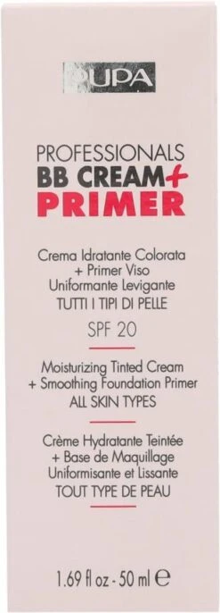 Pupa Milano Professionals BB Cream + Primer - 002 Sand -Cosmetisch Kortingswinkel 432x1200 2