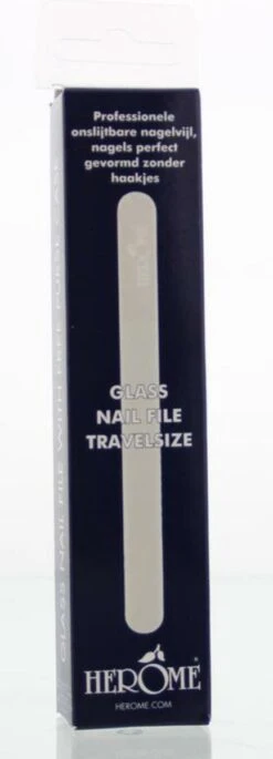 Herome Glazen Nagelvijl Glasvijl Reisformaat - Glass Nail File Travelsize - Voorkomt Splijten En Haakjes -Cosmetisch Kortingswinkel 433x1200