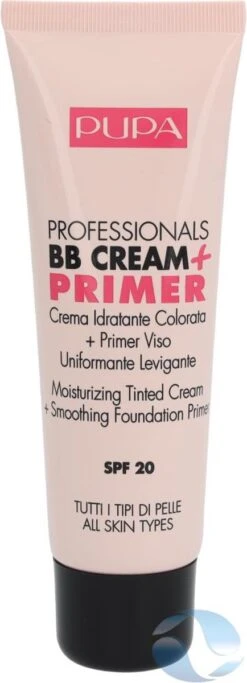 Pupa Milano Professionals BB Cream + Primer - 002 Sand -Cosmetisch Kortingswinkel 434x1200 1