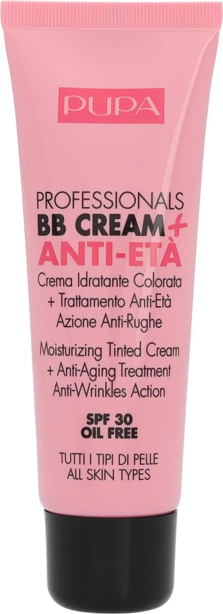 Pupa Milano Professionals BB Cream + Anti-Eta - 001 Nude 6 Pupa Milano Professionals BB Cream + Anti-Eta - 001 Nude - Afbeelding 6