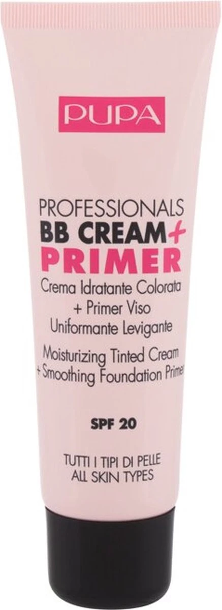 Pupa Milano Professionals BB Cream + Primer - Nude 001 11 Pupa Milano Professionals BB Cream + Primer - Nude 001 - Afbeelding 11