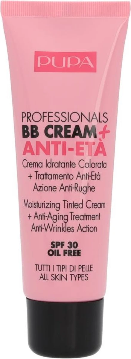 Pupa Milano Professionals BB Cream + Anti-Eta - 001 Nude 7 Pupa Milano Professionals BB Cream + Anti-Eta - 001 Nude - Afbeelding 7