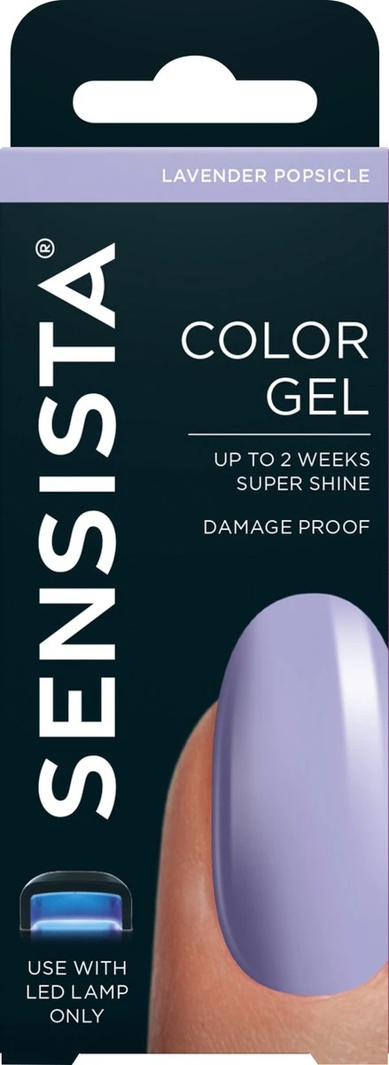 Sensista Color Gel - Lavender Popsicle - Lila 5 Sensista Color Gel - Lavender Popsicle - Lila - Afbeelding 5