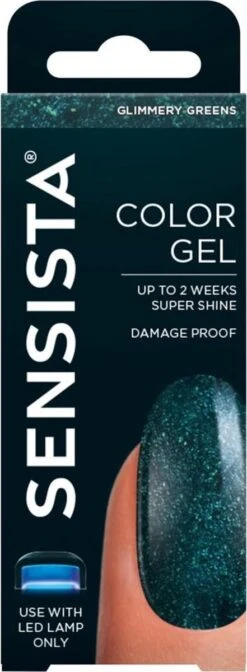 Sensista Color Gel Glimmery Greens - Groen/Glitter -Cosmetisch Kortingswinkel 441x1200