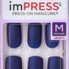 Kiss ImPRESS Press-on Manicure Call It Off- Kunstnagels - Nagels - Press On Nails - Plaknagels - Nepnagels - 30 Stuks - Beste Kwaliteit