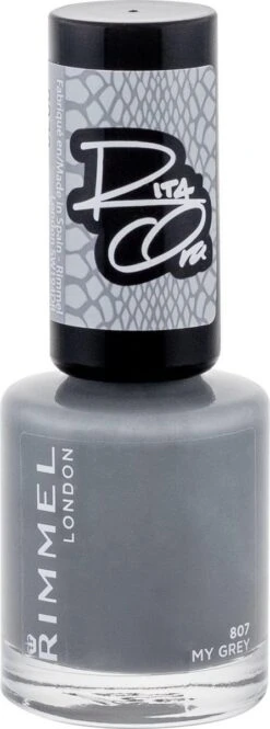 Rimmel London Rita Ora Nagellak - 807 My Grey 10 Rimmel London Rita Ora Nagellak - 807 My Grey -Cosmetisch Kortingswinkel 446x1200