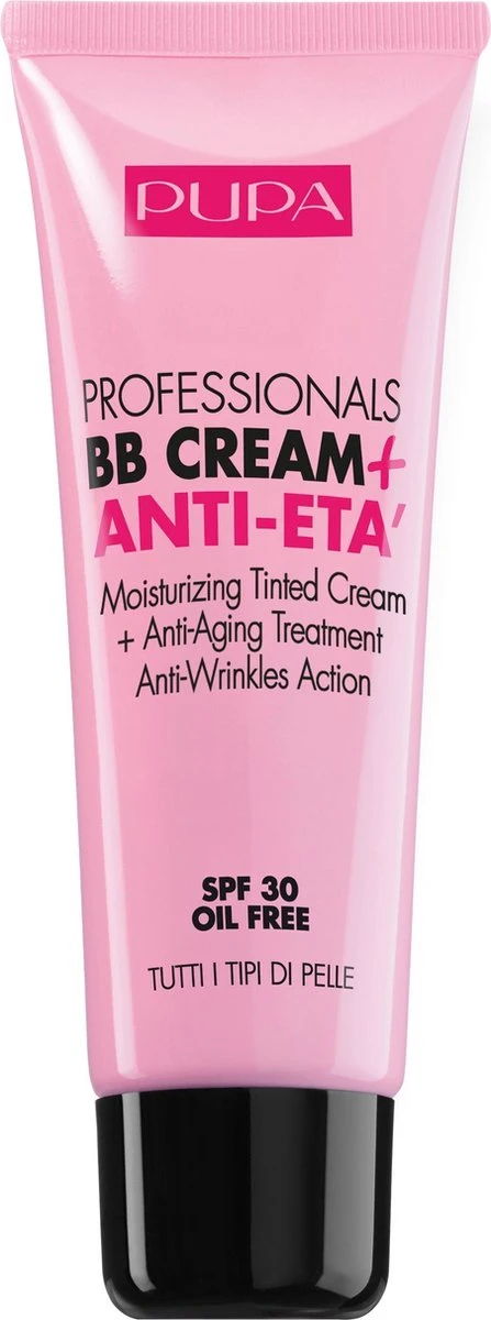 Pupa Milano Professionals BB Cream + Anti-Eta - 001 Nude 8 Pupa Milano Professionals BB Cream + Anti-Eta - 001 Nude - Afbeelding 8