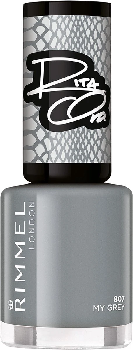 Rimmel London Rita Ora Nagellak - 807 My Grey 1 Rimmel London Rita Ora Nagellak - 807 My Grey