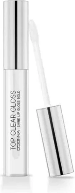 D'Donna - Top Clear Lip Gloss Plump And ShineTransparant - 1 Flesje Met 6 Gram Inhoud