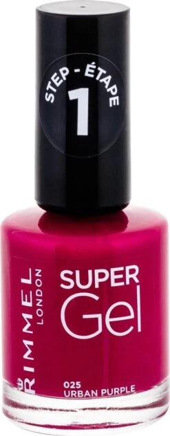 Rimmel London SuperGel Nagellak - 025 Urban Purple -Cosmetisch Kortingswinkel 470x1200 2