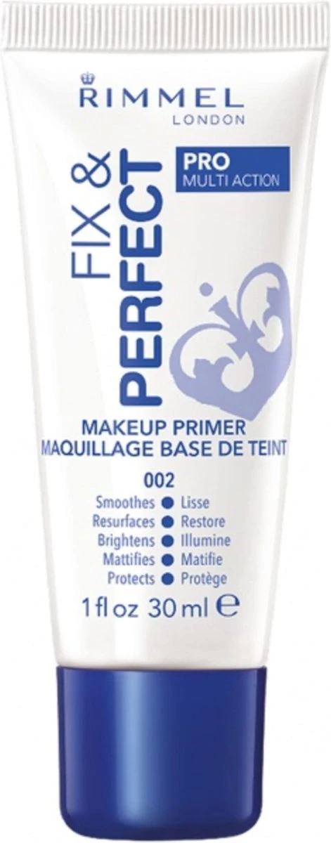 Rimmel London Fix & Perfect Make-Up Primer - 002 Transparent - 30 Ml 6 Rimmel London Fix & Perfect Make-Up Primer - 002 Transparent - 30 Ml - Afbeelding 6
