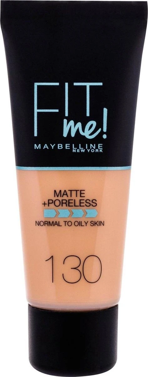 Maybelline Fit Me Matte & Poreless Foundation - 130 Buff Beige 10 Maybelline Fit Me Matte & Poreless Foundation - 130 Buff Beige - Afbeelding 10