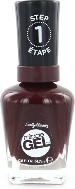 Sally Hansen Miracle Gel Nagellak - 480 Wine Stock - Rood -Cosmetisch Kortingswinkel 476x1200 2