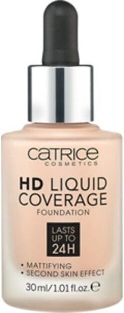 Catrice - Liquid Make-Up HD Liquid Coverage (Foundation) 30 Ml 030 Sand Beige - -Cosmetisch Kortingswinkel 477x1200 1