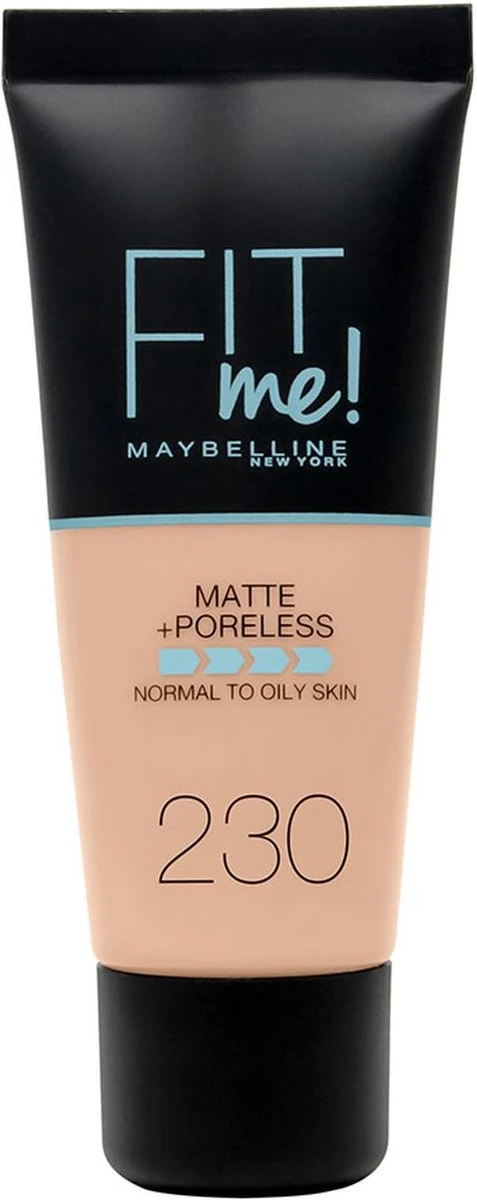 Maybelline Fit Me Matte & Poreless Foundation - 230 Natural Buff 12 Maybelline Fit Me Matte & Poreless Foundation - 230 Natural Buff - Afbeelding 12