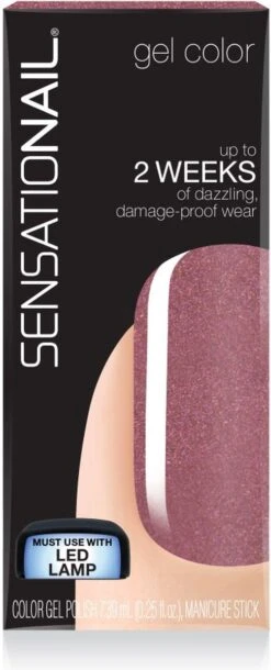 SensatioNail Gel Polish Ravishing Raisin - Gel Nagellak - Bruin