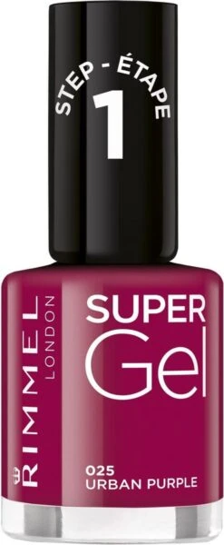 Rimmel London SuperGel Nagellak - 025 Urban Purple -Cosmetisch Kortingswinkel 494x1200 3