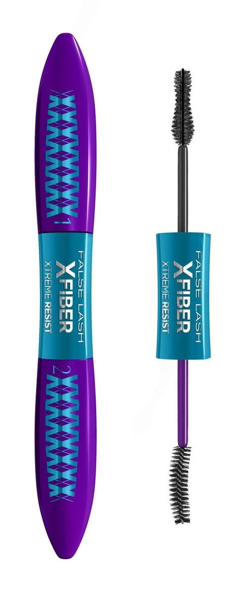 L'Oréal Paris False Lash Xfiber Xtreme Resist Mascara - Zwart - Waterproof 6 L'Oréal Paris False Lash Xfiber Xtreme Resist Mascara - Zwart - Waterproof - Afbeelding 6