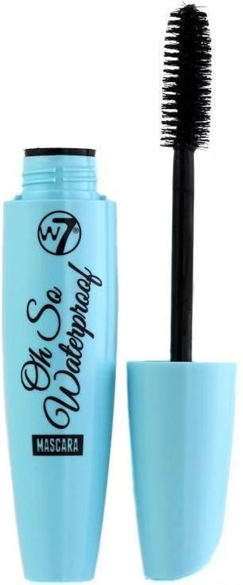 W7 Make-Up Oh So Waterproof Mascara - Zwart 2 W7 Make-Up Oh So Waterproof Mascara - Zwart - Afbeelding 2
