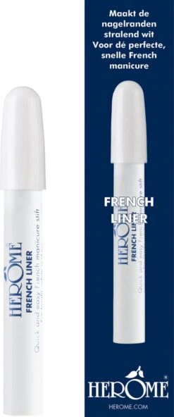 Herome French Liner - Manicurestift - Creëer Witte Nagelranden In Een Handomdraai - 5ml.