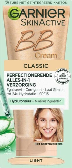 Garnier SkinActive - BB Cream Classic Light 5-in-1 Dagverzorging - 50ml - Getinte Dagcrème 14 Garnier SkinActive - BB Cream Classic Light 5-in-1 Dagverzorging - 50ml - Getinte Dagcrème -Cosmetisch Kortingswinkel 518x1200 1